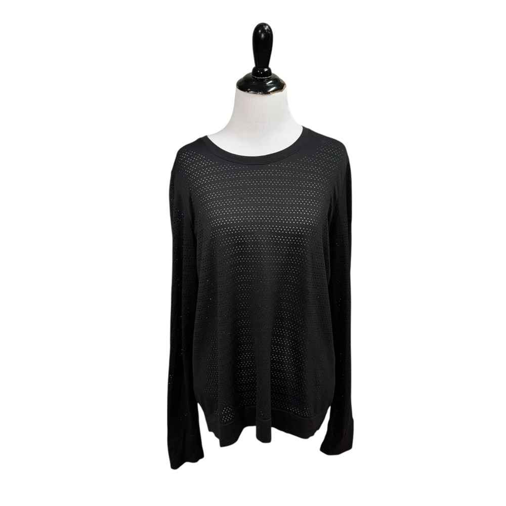 Lululemon athletica Women's Size 8 Breeze By Long Sleeve Athletic Top Perforated